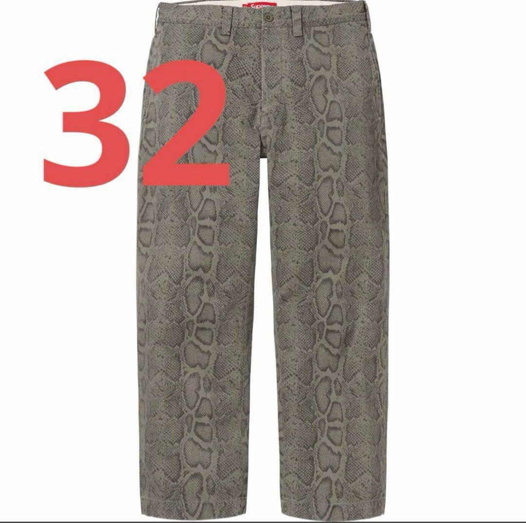 k*h様 Supreme Snake Print Chino Pant Oliv