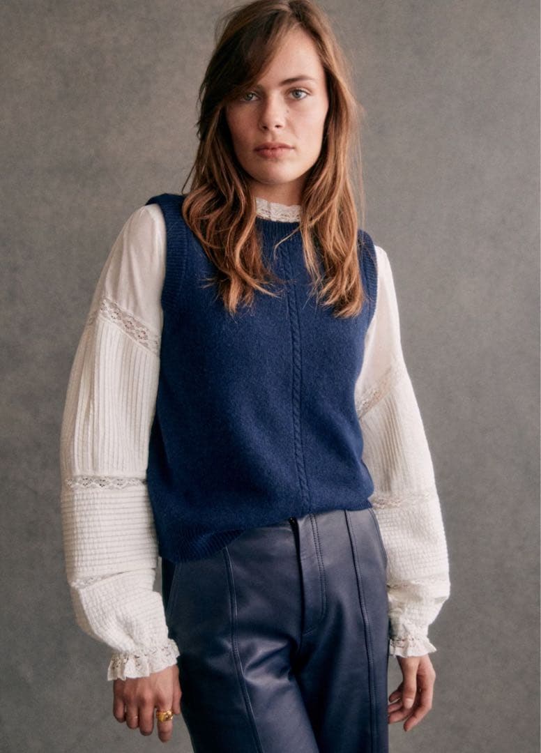 Sezane セザンヌ　コットンシャツ　サイズ36 やや大きめ