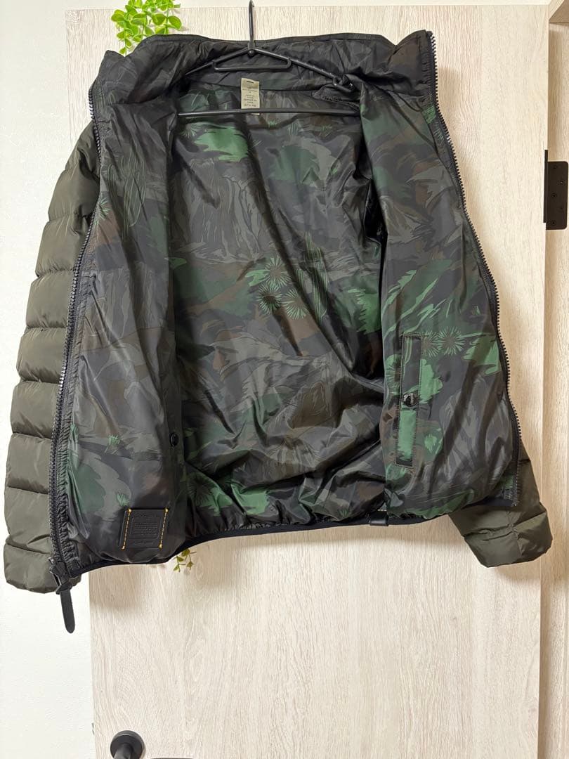 COACH コーチ ダウンジャケット メンズ カーキ リバーシブル ４４新品同様