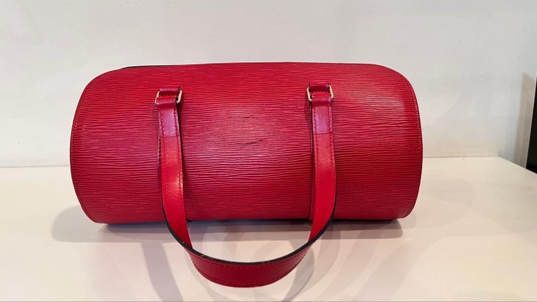 Louis Vuitton エピレザー ハンドバッグ レッド