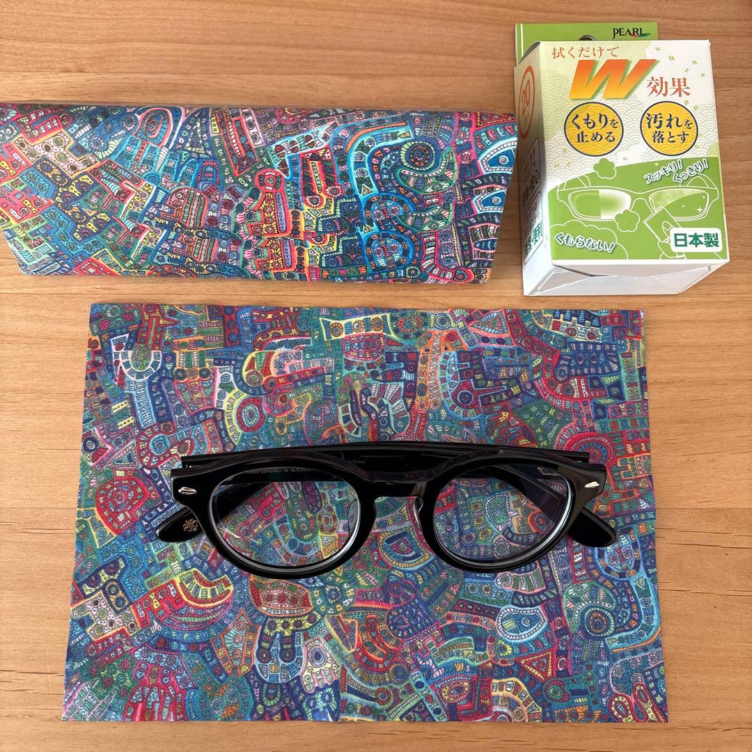 ほぼ未使用/JINS/黒縁メガネ