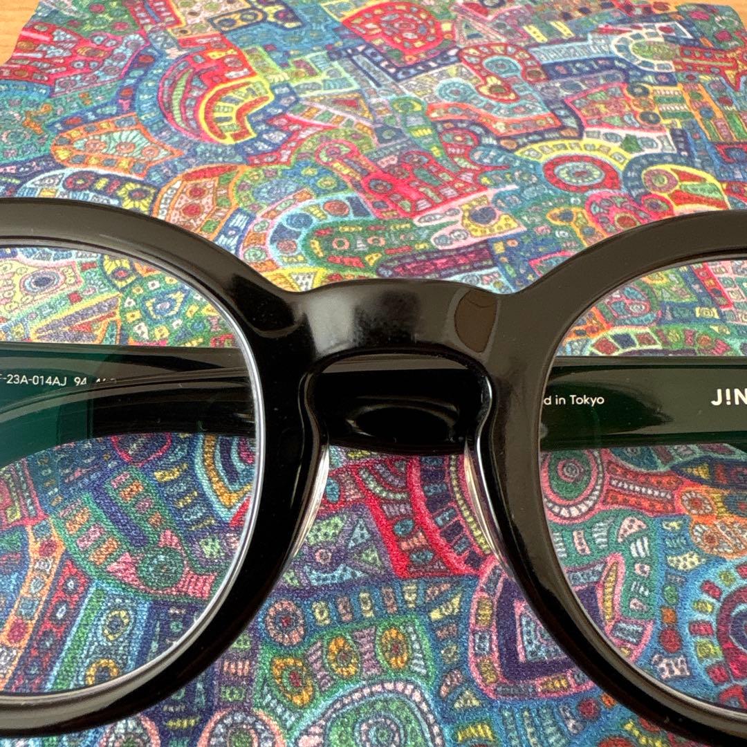 ほぼ未使用/JINS/黒縁メガネ