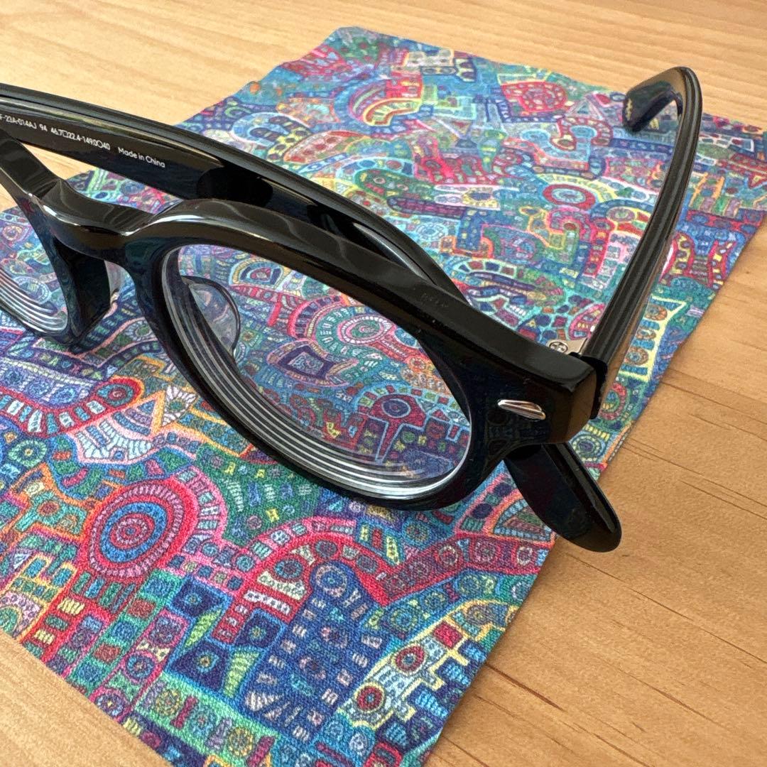 ほぼ未使用/JINS/黒縁メガネ