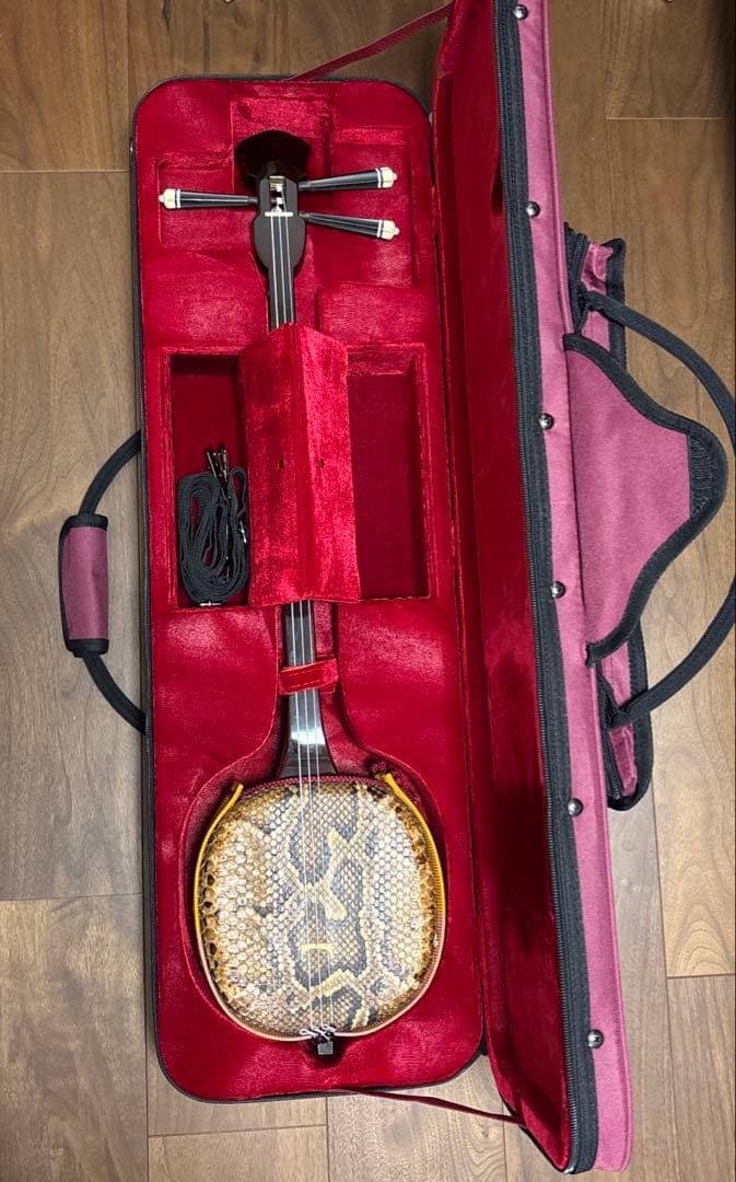 三線　セミハードケースつき