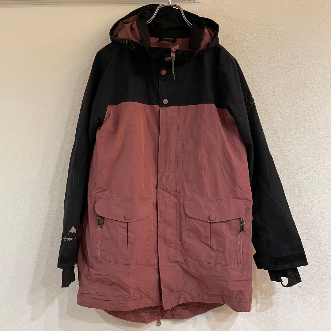 【レア】バートン マウンテンパーカー ゴアテックス バイカラー ピンク 古着