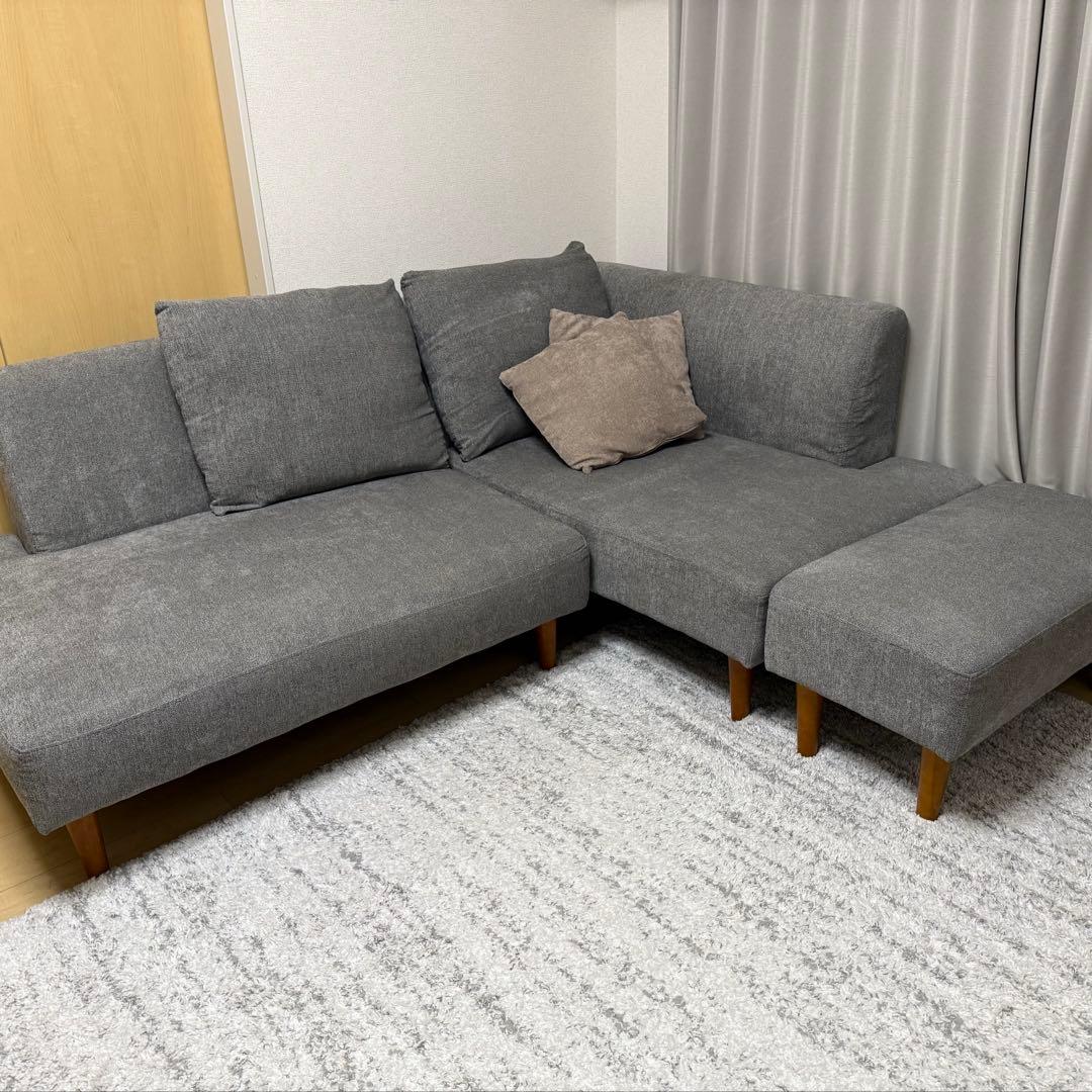 【★®️★】カウチ 3人掛けソファ