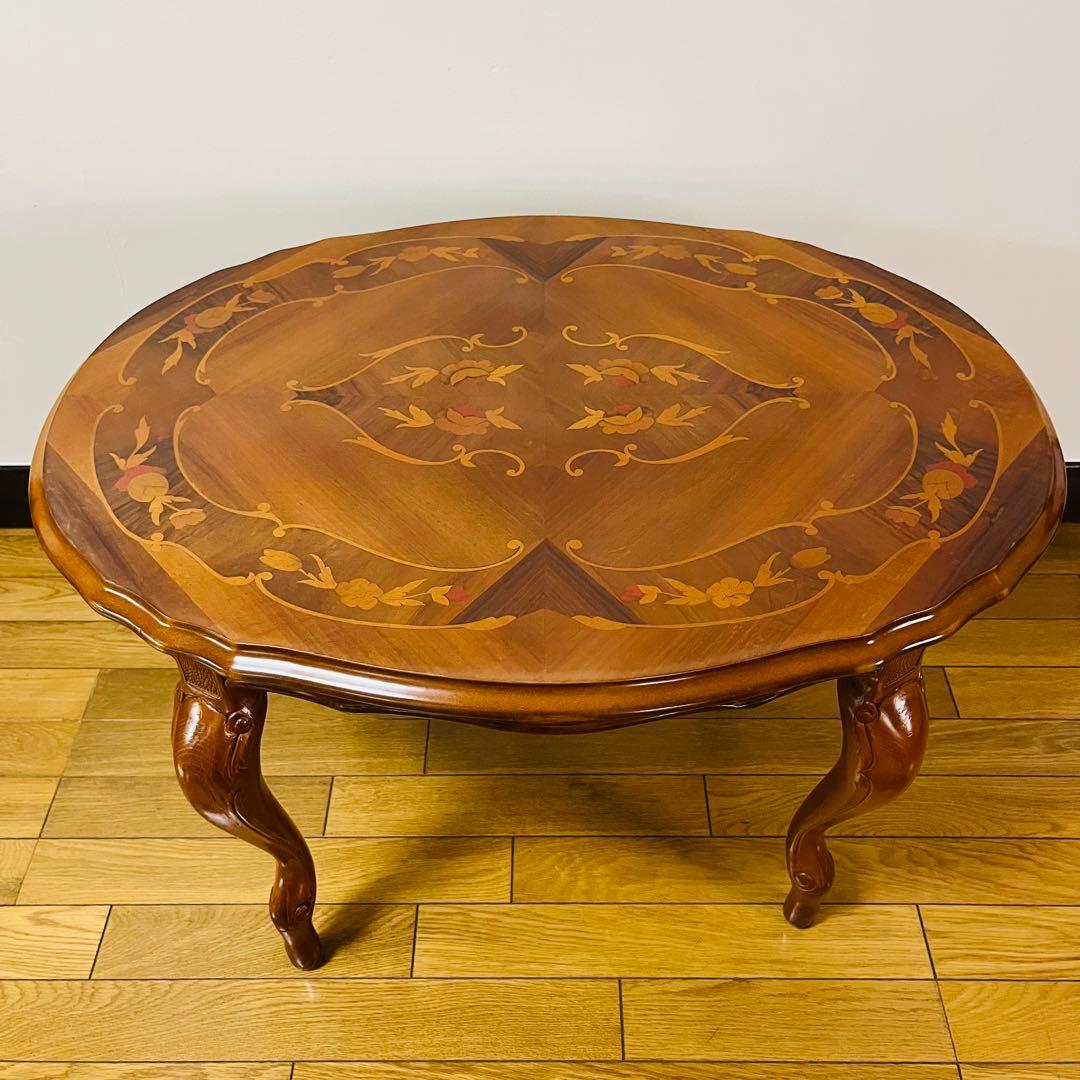 希少品　アンティーク　イタリア製　テーブル　コーヒーテーブル　送料込