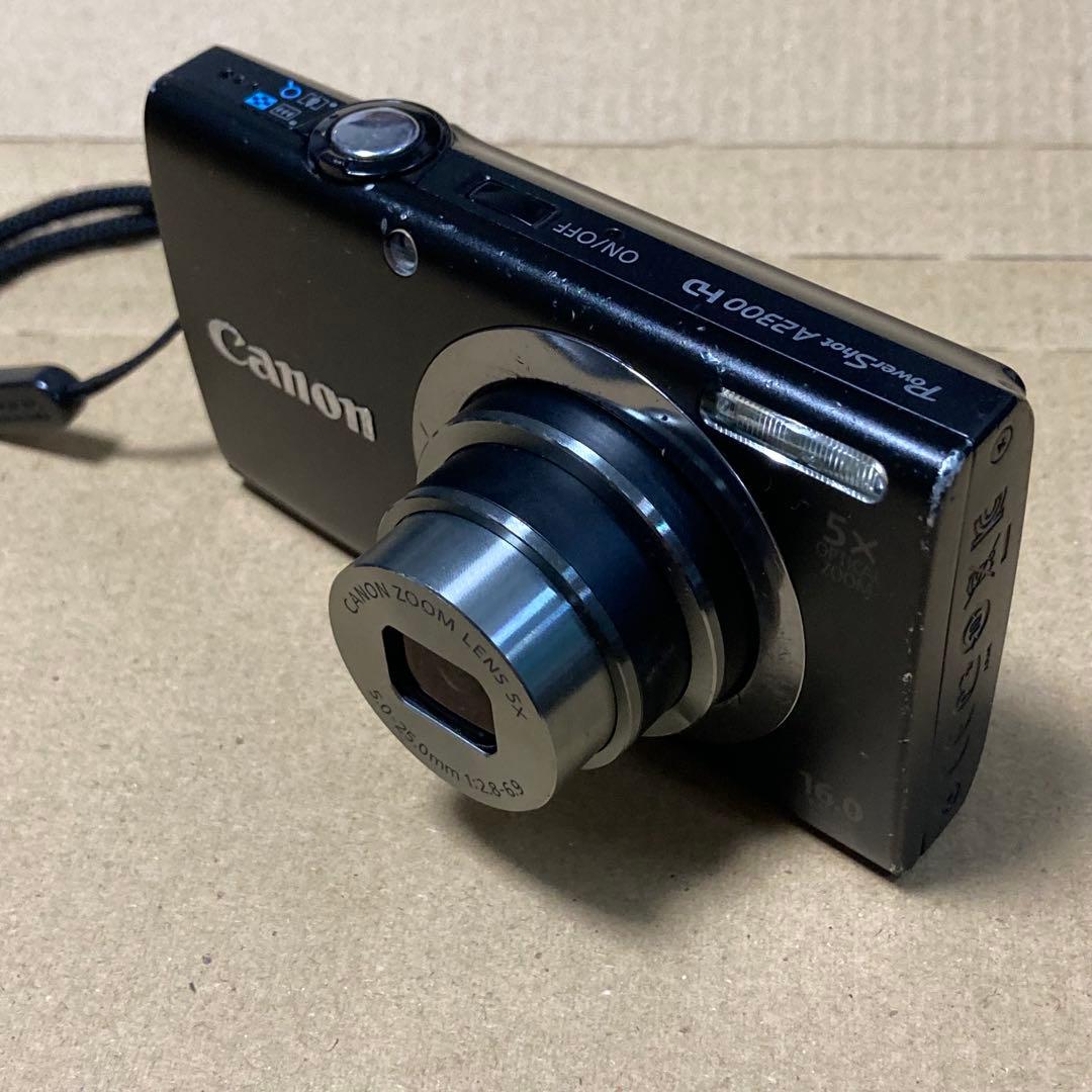 Canon PowerShot A2300 デジカメ　コンデジ　黒　セット
