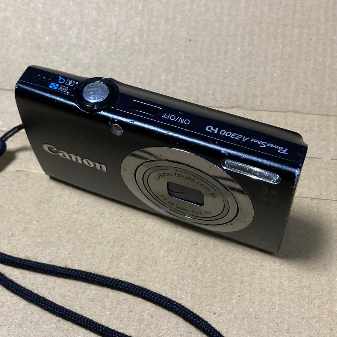Canon PowerShot A2300 デジカメ　コンデジ　黒　セット