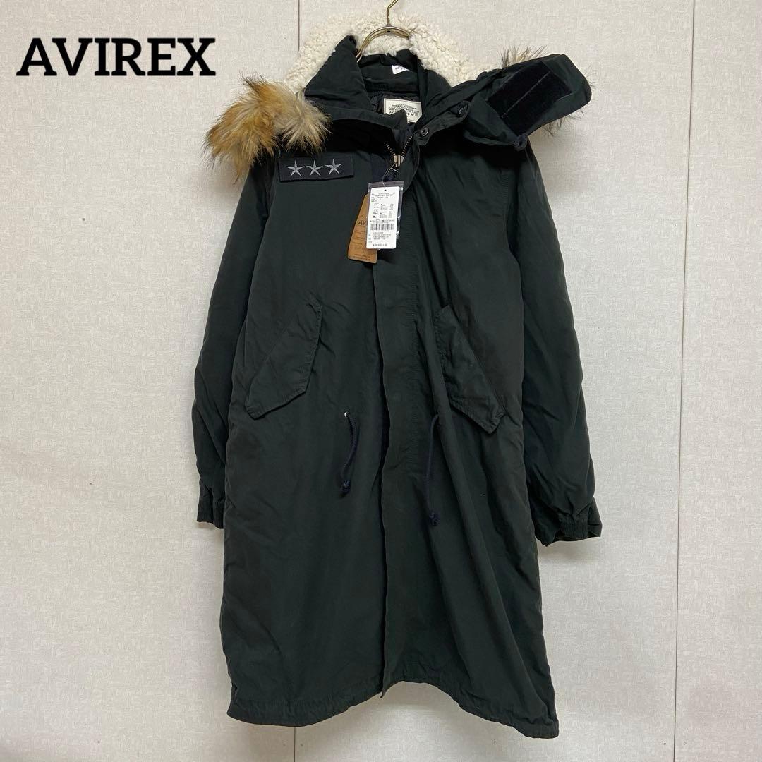 新品・未使用⭐️AVIREX アヴィレックスモッズコート　ブラック　L