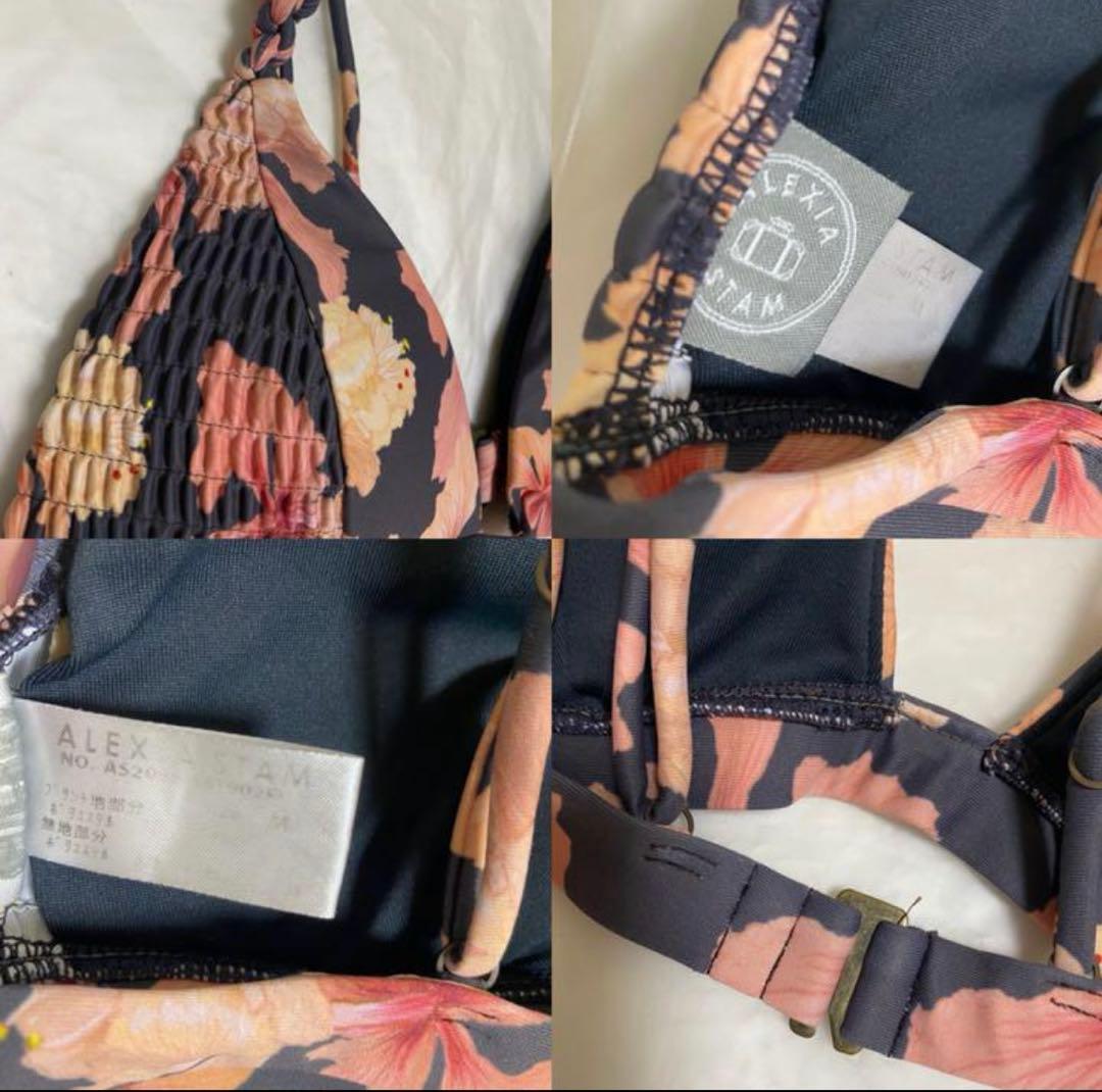 Alexiastam 花柄セパレート水着セット　M