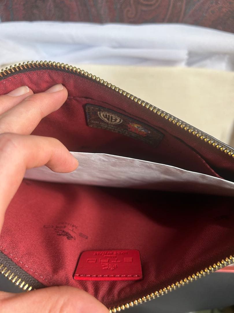 【未使用品】ETRO トムとジェリー クラッチバッグ