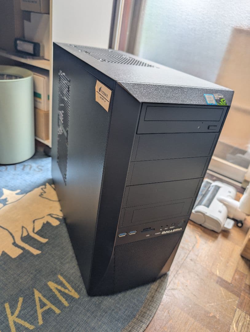 ガレリア CPUとメモリと電源(他)のみ