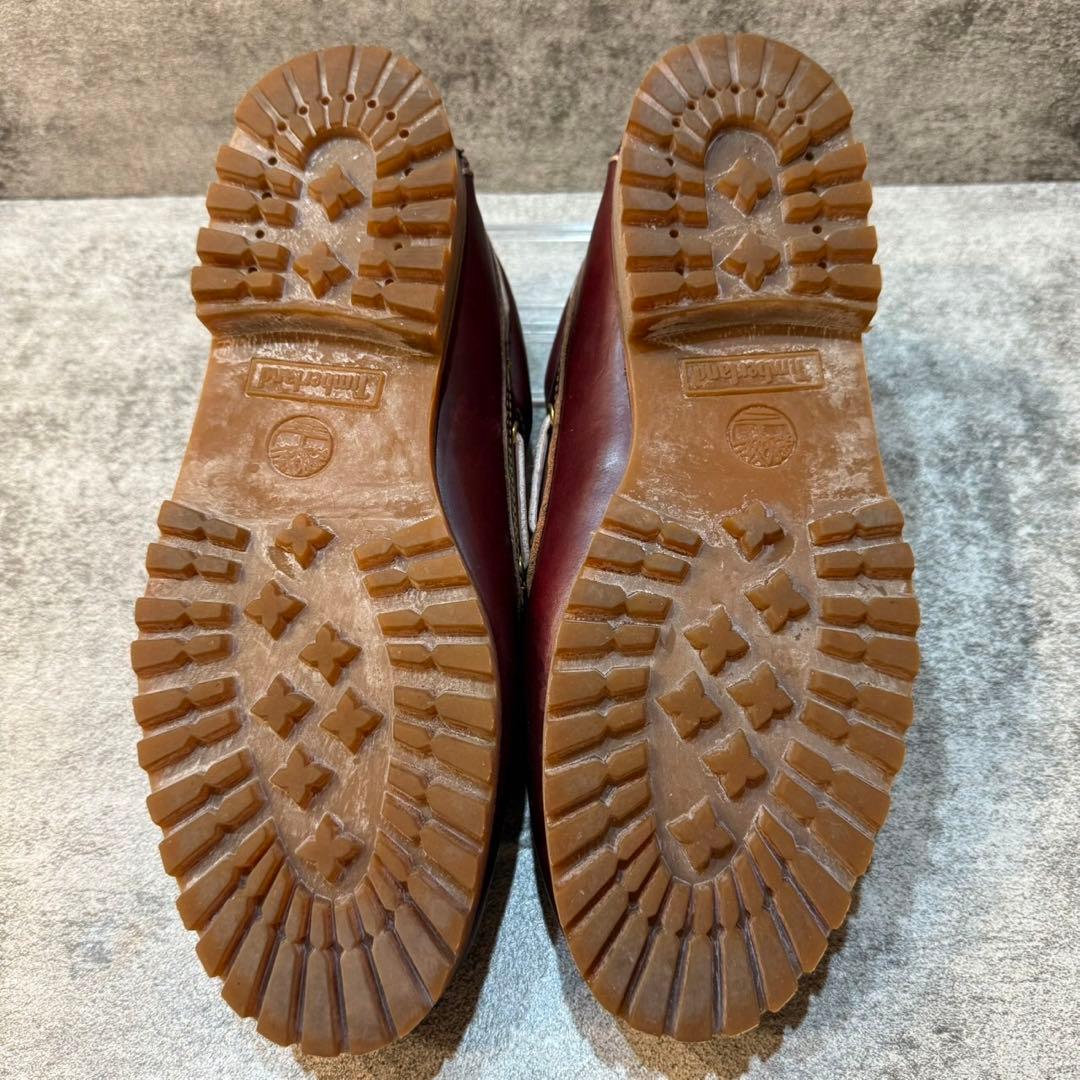 【定番】ティンバーランド デッキシューズ 3eye クラシック バーガンディ