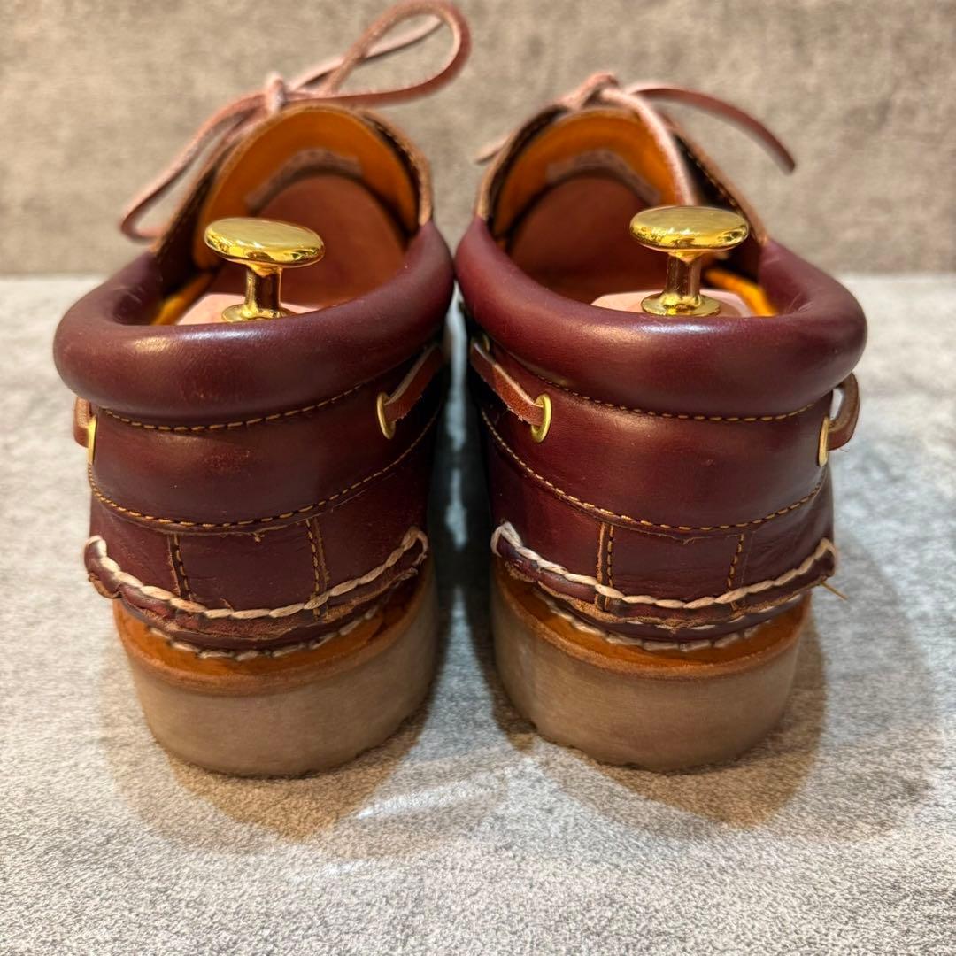 【定番】ティンバーランド デッキシューズ 3eye クラシック バーガンディ