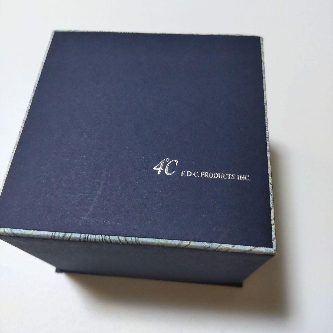 4℃ ピンクゴールド 一粒ストーン ネックレス