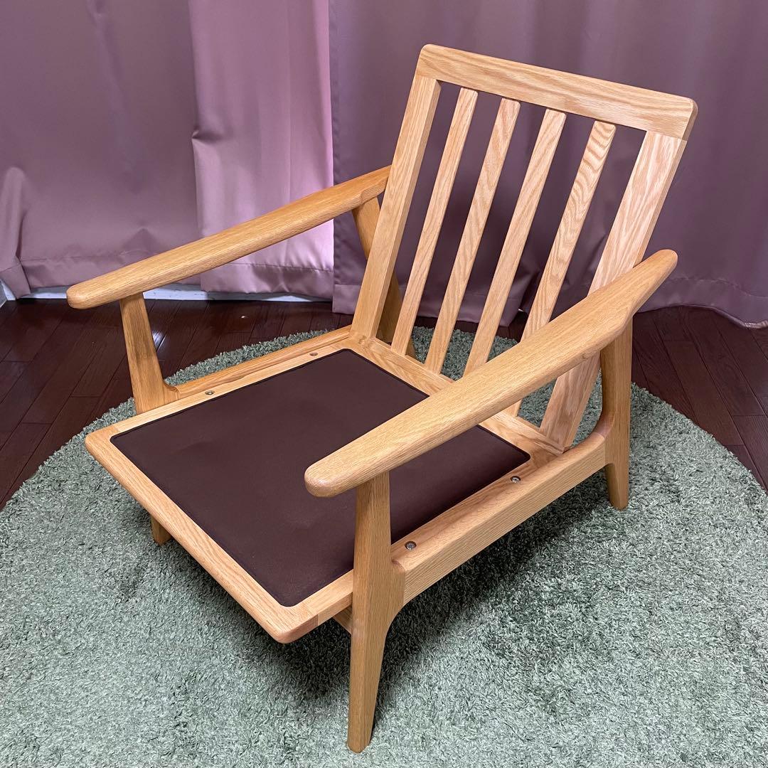 マルニ木工 マルニ60 ハイバックチェア 両肘 フレームのみ オーク材