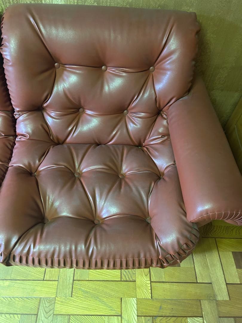 手渡し限定！ブラウンコーナーソファ　足立区まで取りに来られる方で！