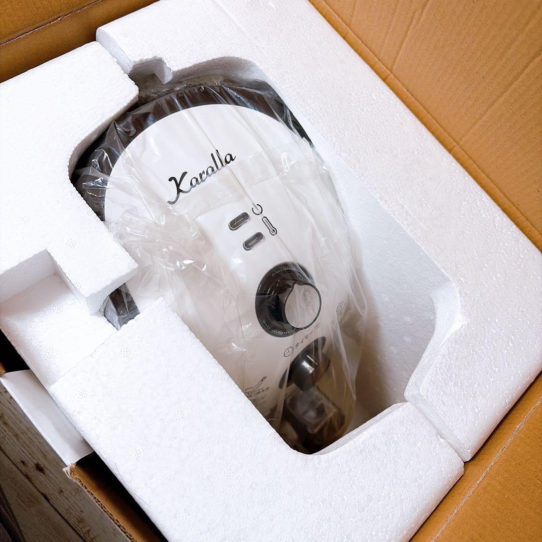 開封のみ　Karalla ノンフライヤー 2段ラック付き