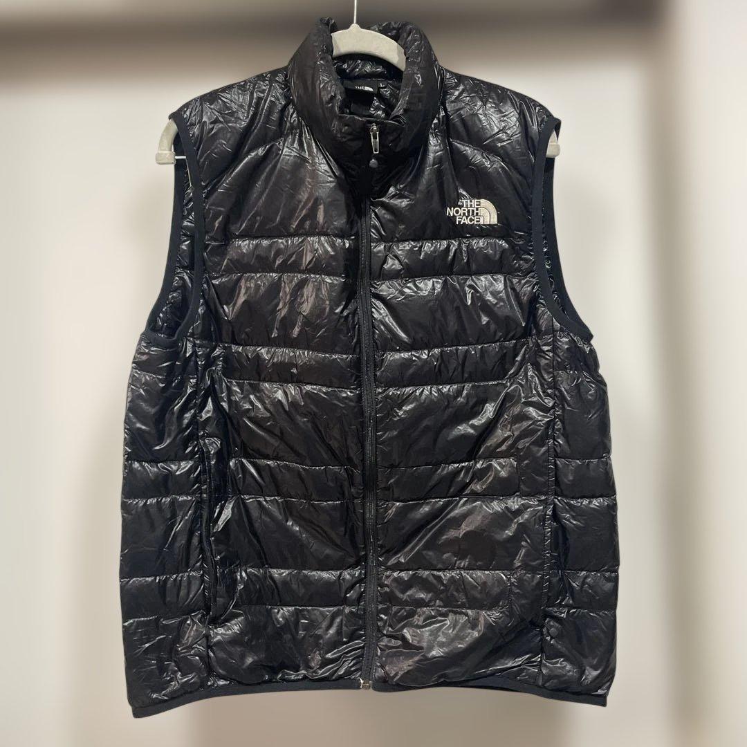 美品 ノースフェイス ライトヒート ダウン ベスト ジャケット