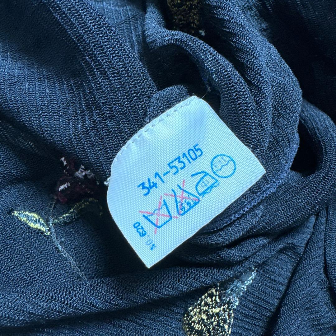 VIVIENNE TAM フラワー刺繍 パワーネット チュニック 0