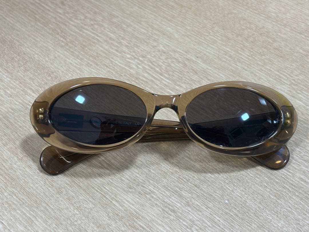 ☆GUCCI オーバルサングラス ブラウン