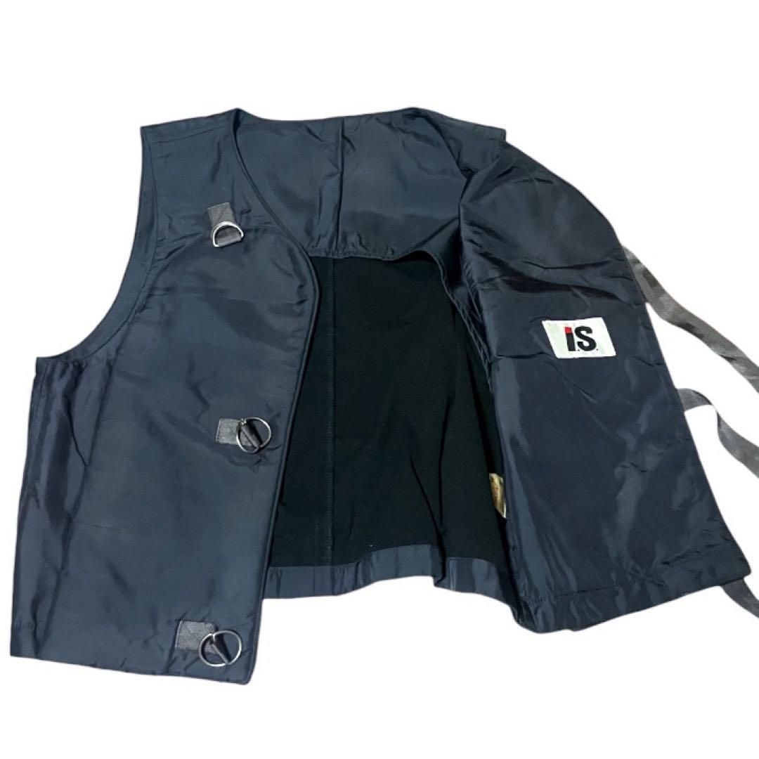 希少I.S イッセイミヤケスポーツ ベスト 90s 1993AW Dカン テープ