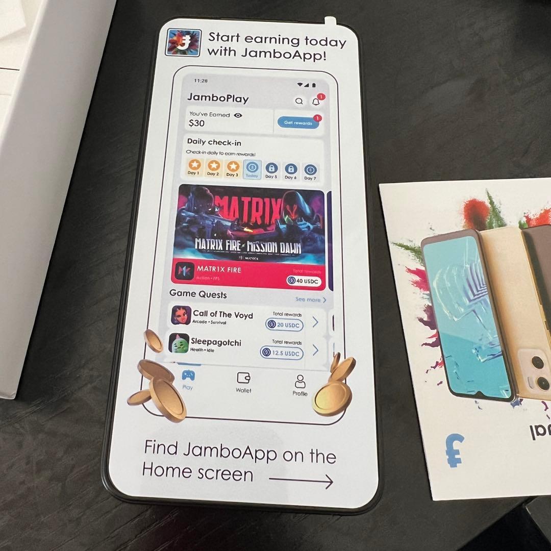 Jambo phone APTOS スマホ Web3 ゴールド APT