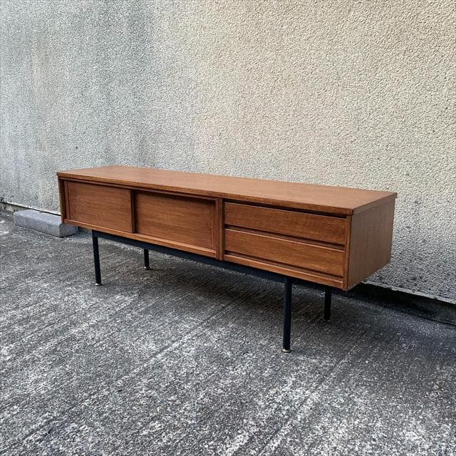 モモナチュラル｜オーク材ローボード｜インダストリアル｜TV台｜AVボード｜