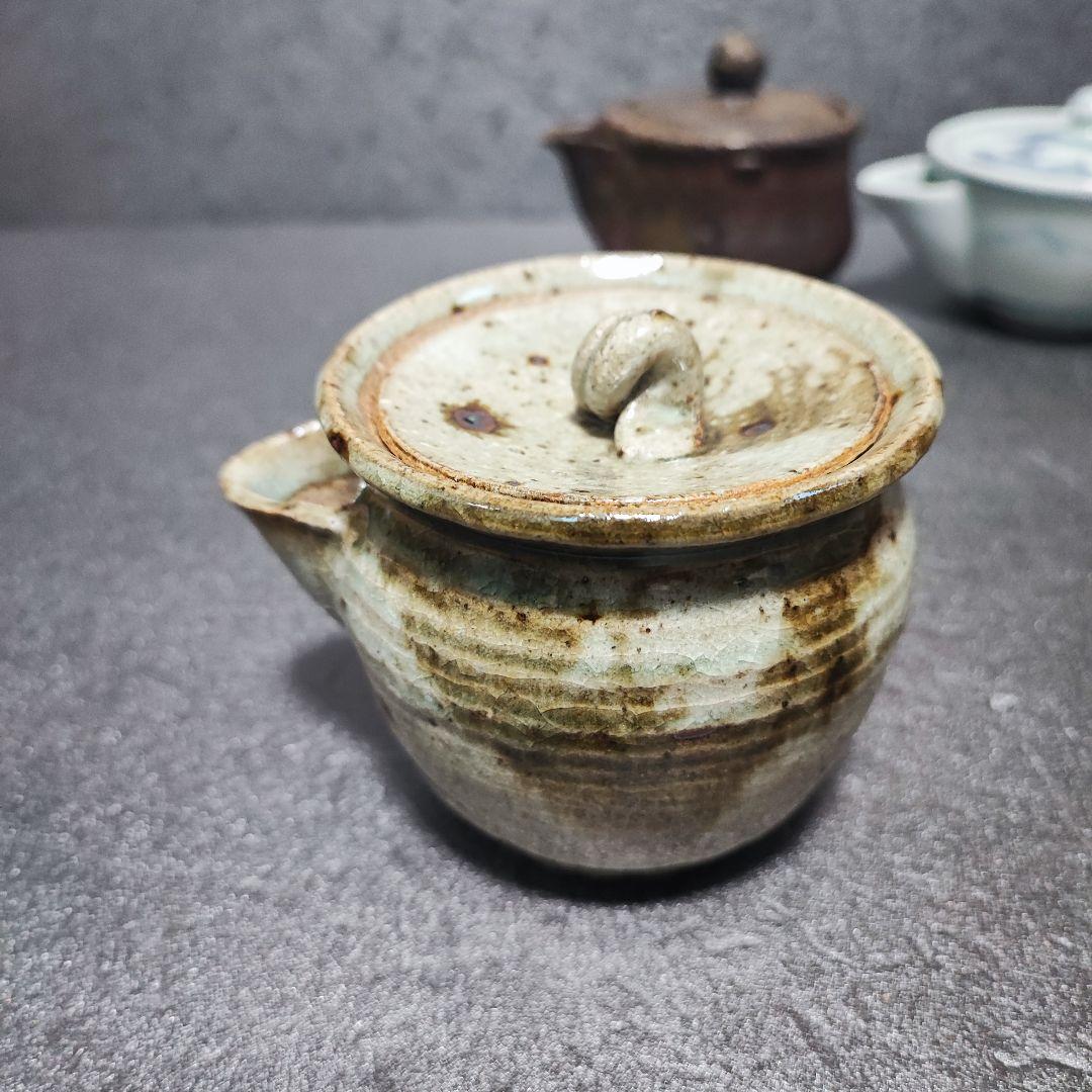 急須　宝瓶　備前焼　染付など　3点まとめ