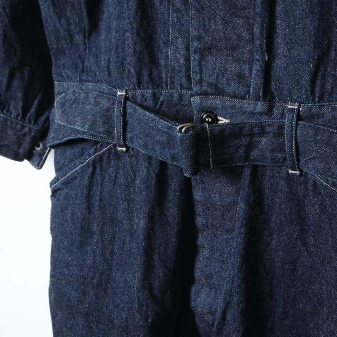 COMOLI（コモリ）デニム　オールインワン　ブラック