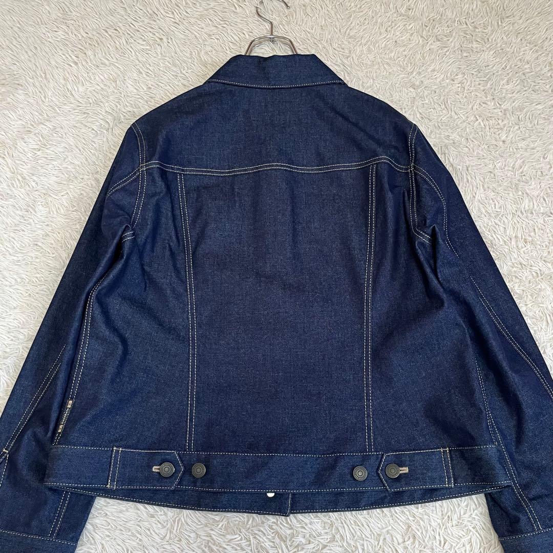 【極美品】バーバリーロンドン デニムジャケット ノバチェック 大きいサイズ