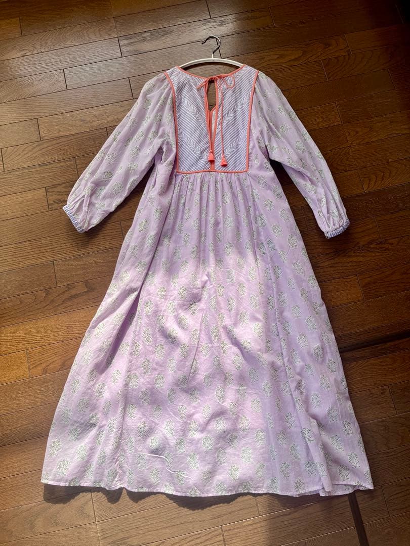 【ヌキテパ】Lotus Combi Print Dress