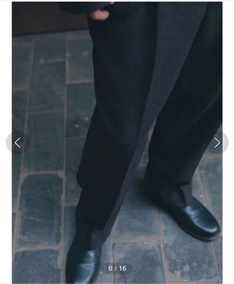 パンツ LIDNM PREMIUM SHETLAND SLACKS S