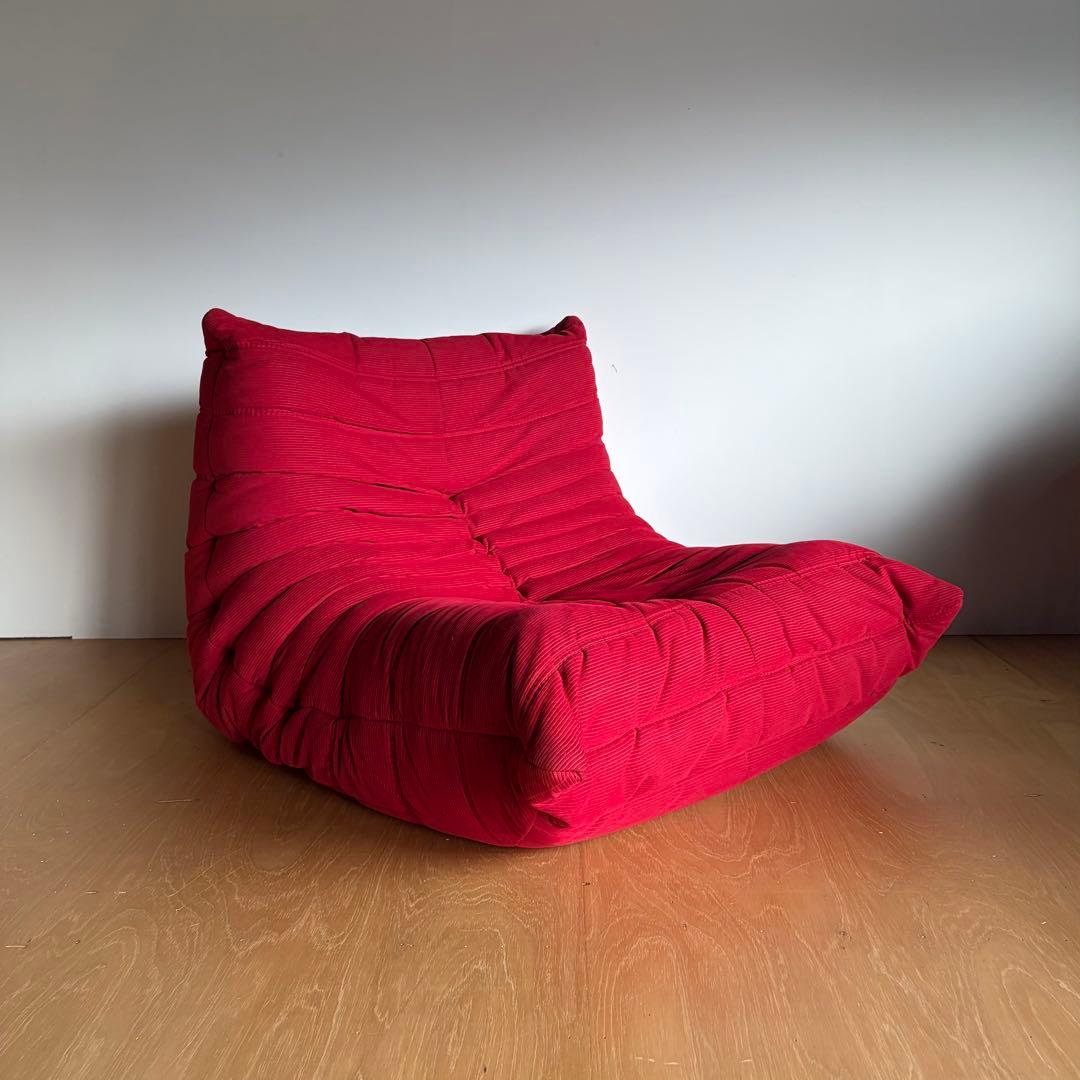 ligne roset リーンロゼ トーゴ 正規品 1Pソファ USED