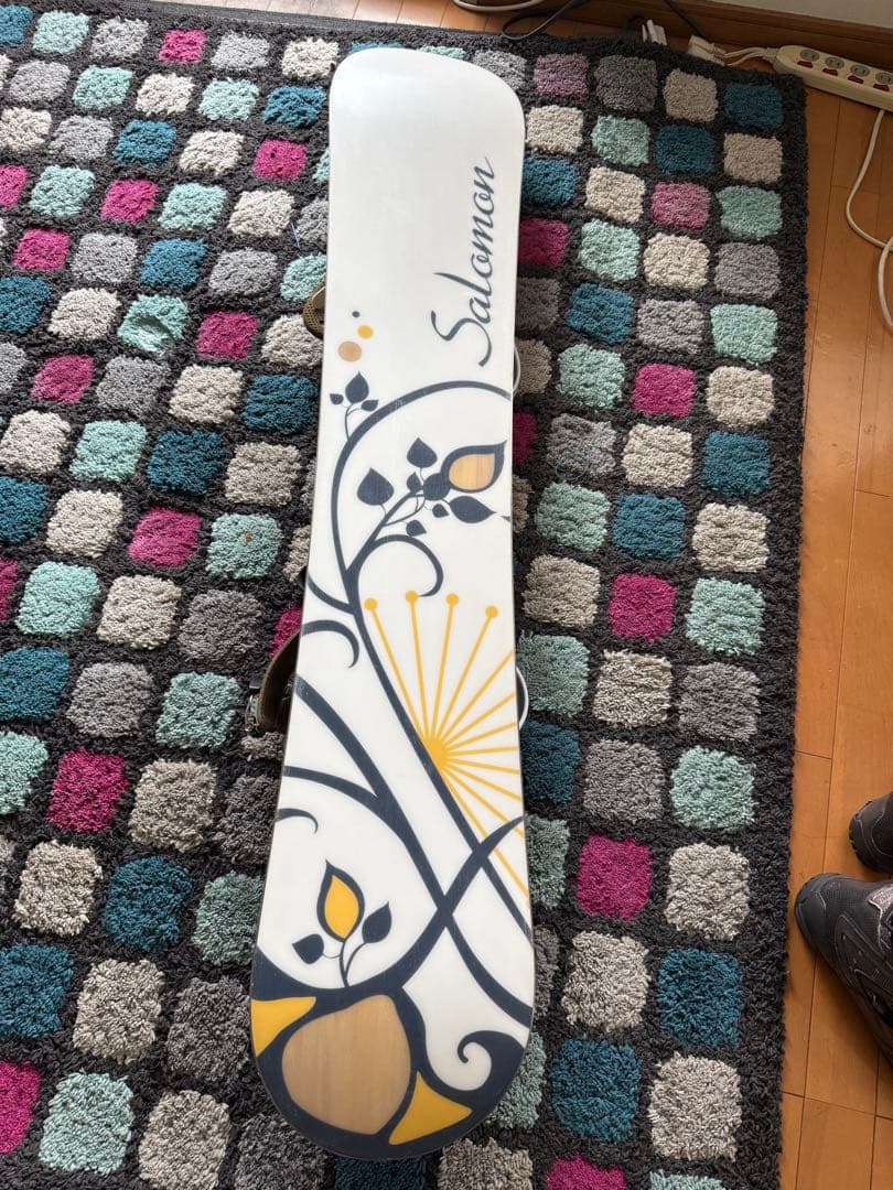 SALOMON スノーボード　板/ブーツ24.5cm／バック