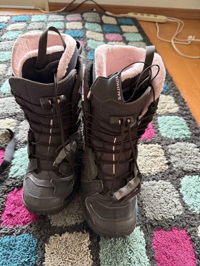 SALOMON スノーボード　板/ブーツ24.5cm／バック