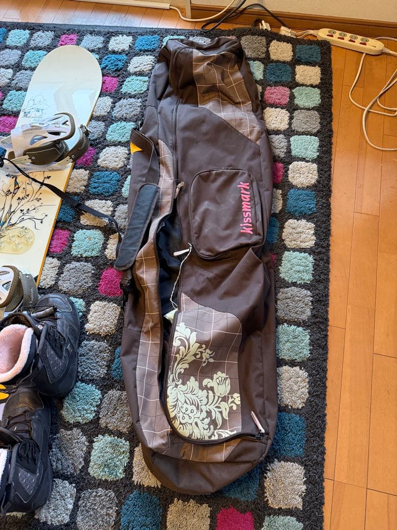 SALOMON スノーボード　板/ブーツ24.5cm／バック