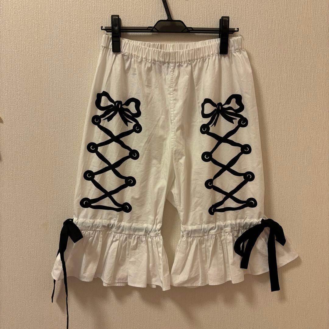 chopova lowena リボン　パンツ　ショートパンツ　フリル　23aw