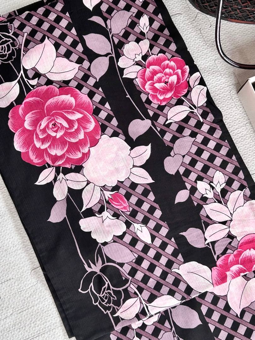 きものやまと　浴衣フルセット（6点）＋着付け小物セット（5点）計11点セット