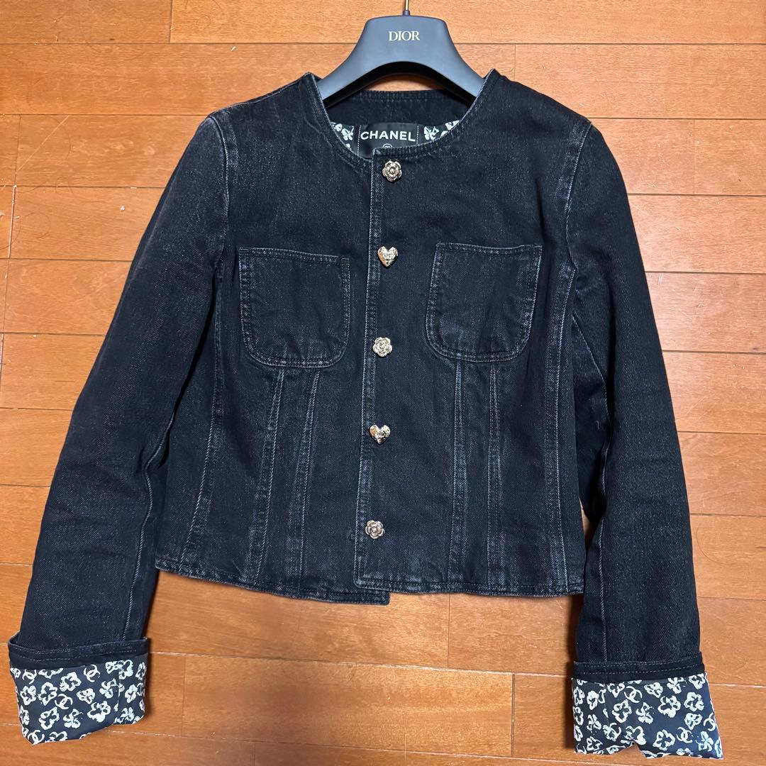 国内百貨店購入即完売CHANELシャネルデニムジャケット36