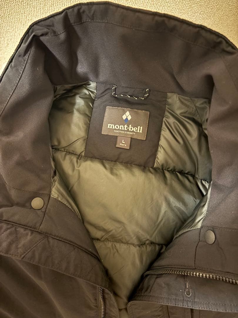 モンベル ⭐︎ハスキーコート⭐︎ダウン Lサイズ ⭐︎ブラック