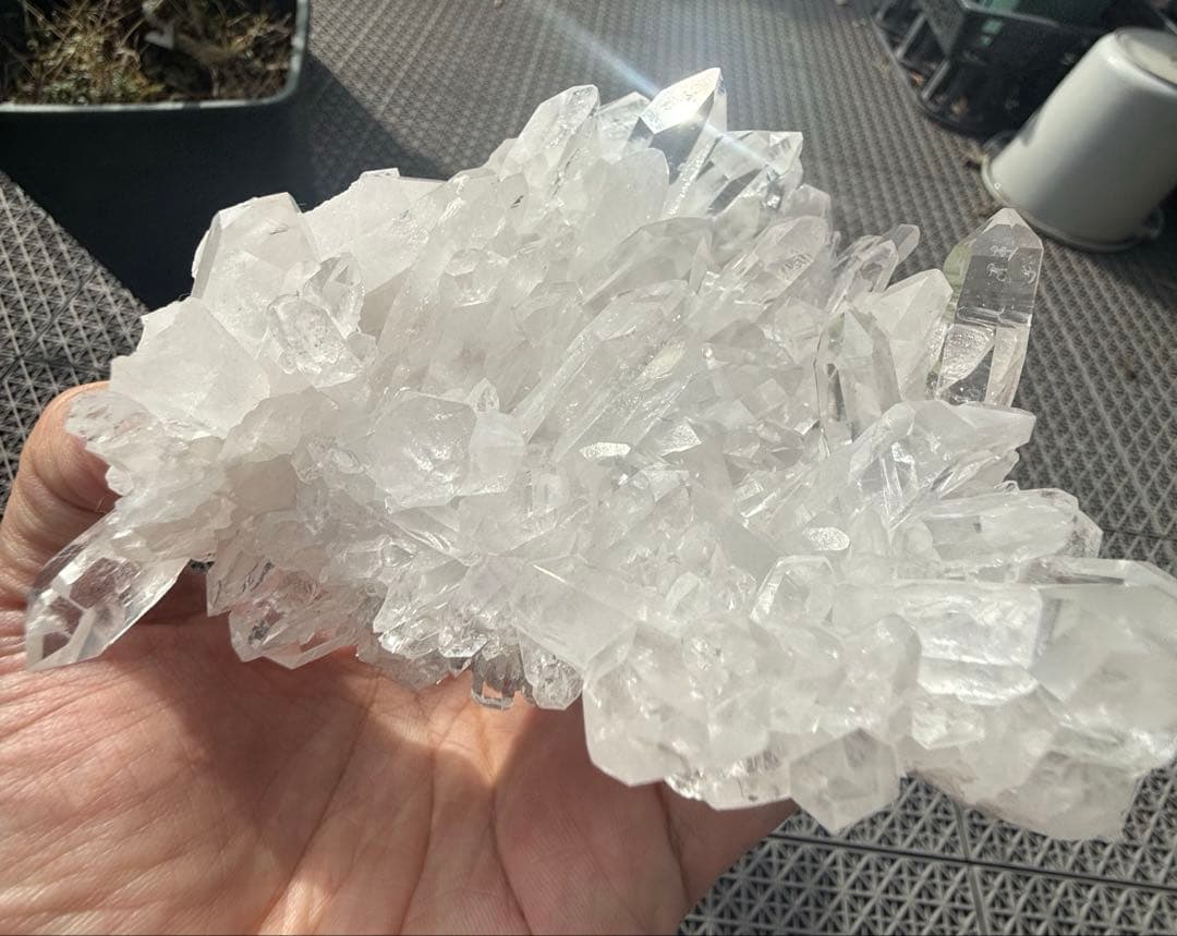 天然石　アーカンソー産　水晶クラスター