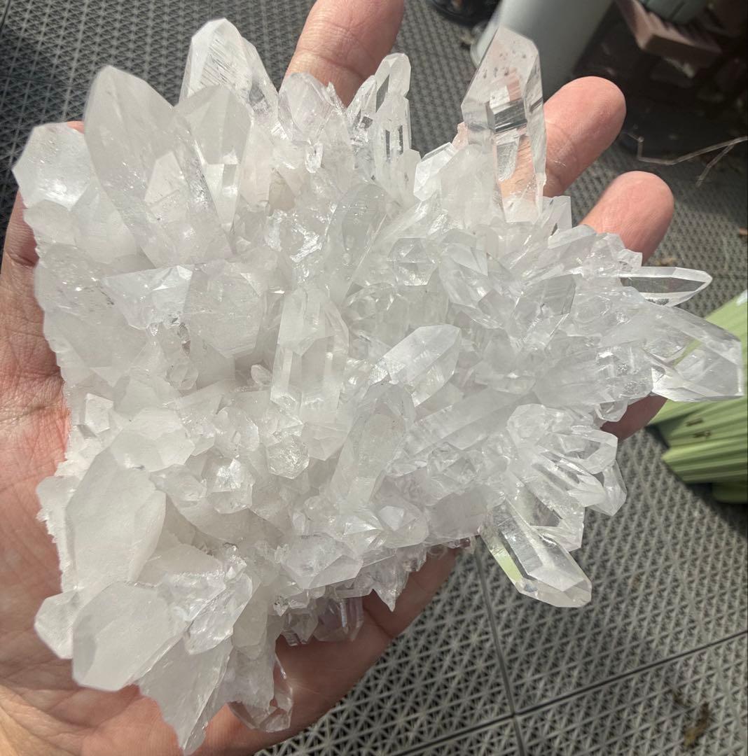 天然石　アーカンソー産　水晶クラスター
