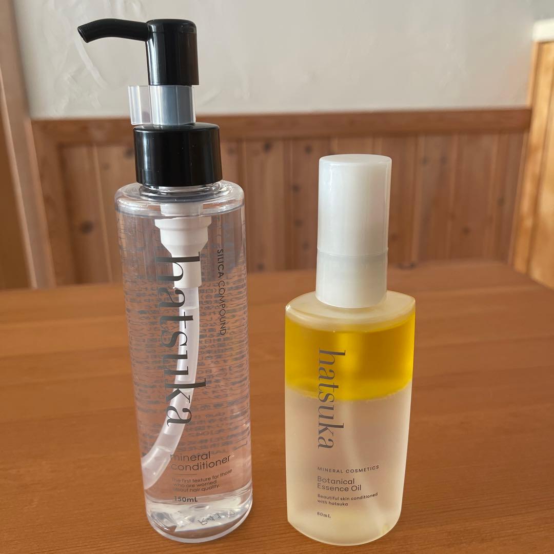 hatsuka ボタニカルエッセンスオイル & ミネラルコンディショナー　各2点