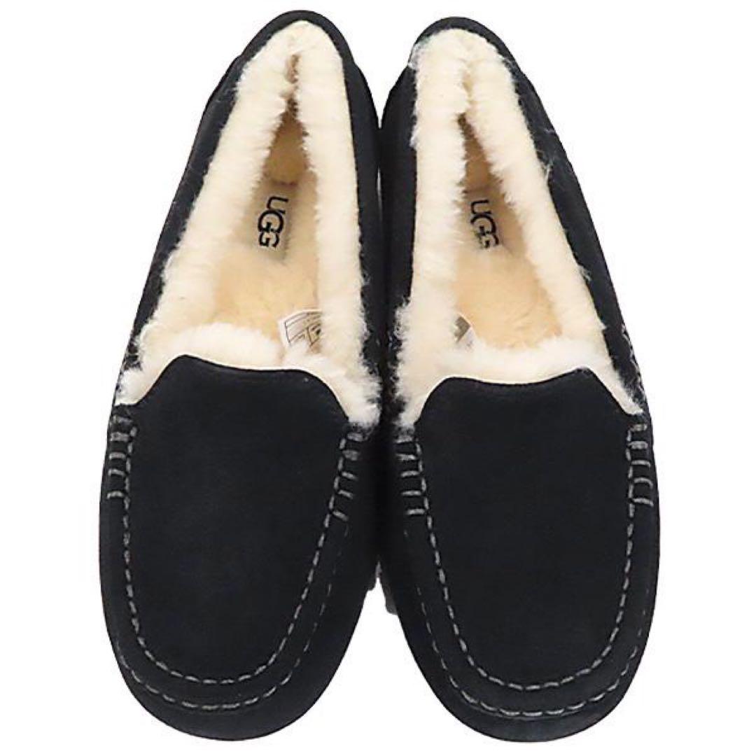 【新品未使用】UGG アンスレー モカシン ローファー ブラック 23cm