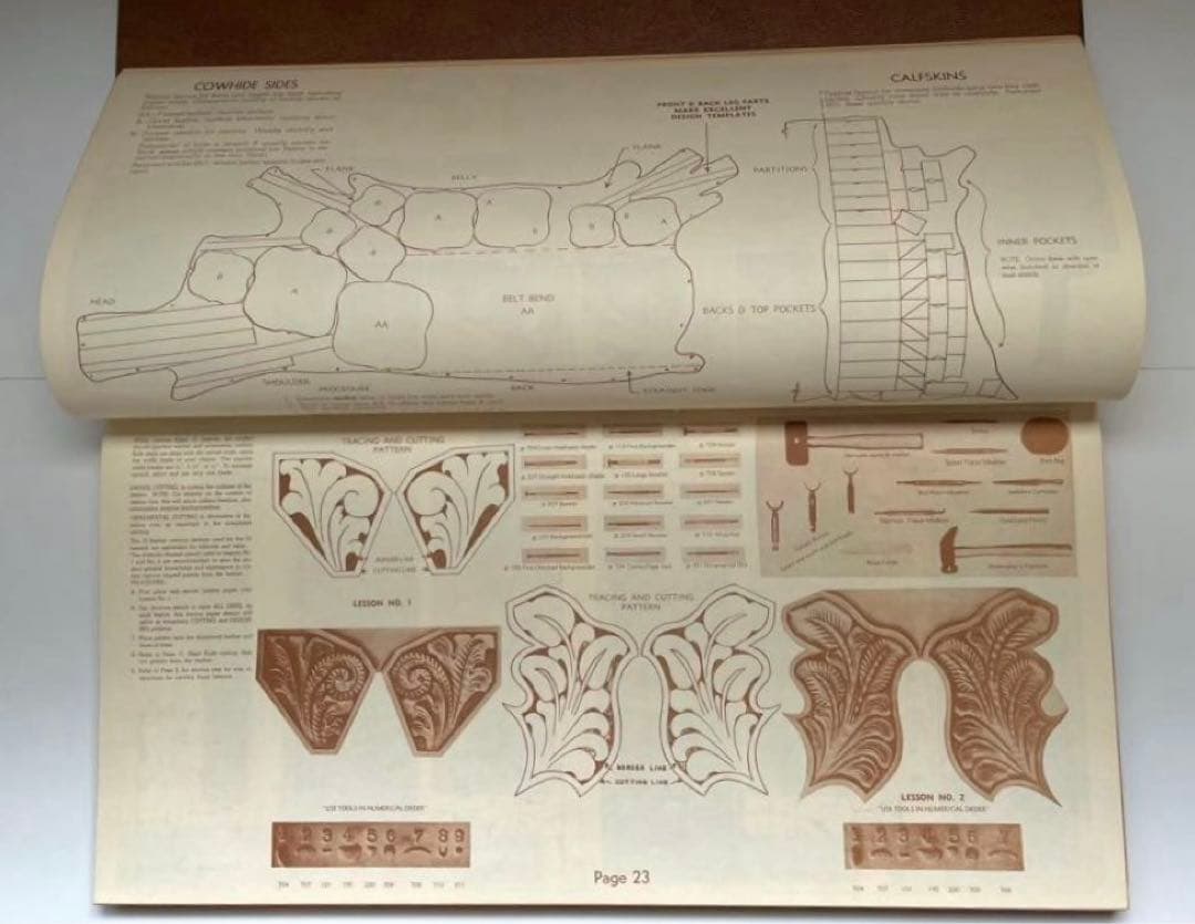 LEATER SECRETS By F.O. BAIRD レザークラフト美品