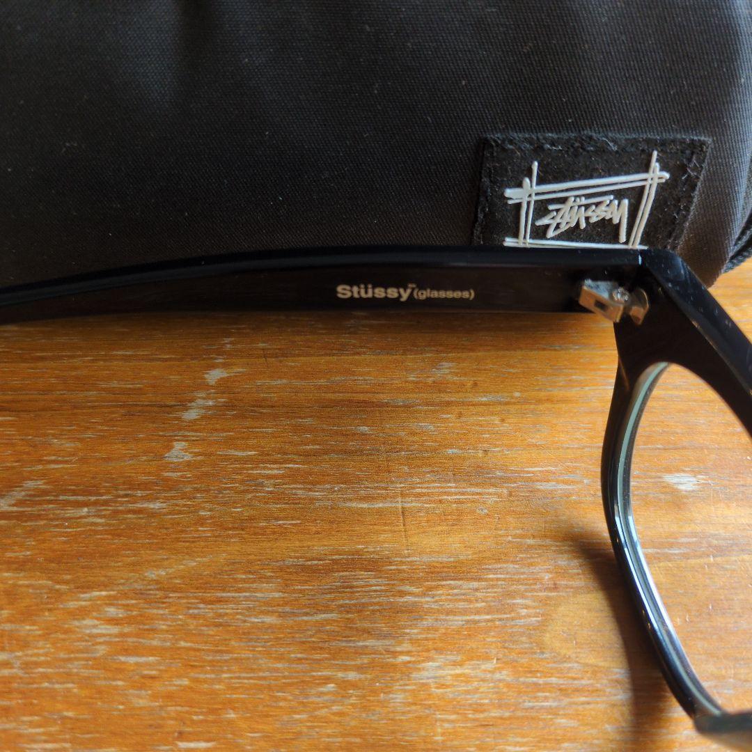 Stussy MR. BACON ブラックフレーム　クリアグラス　サングラス