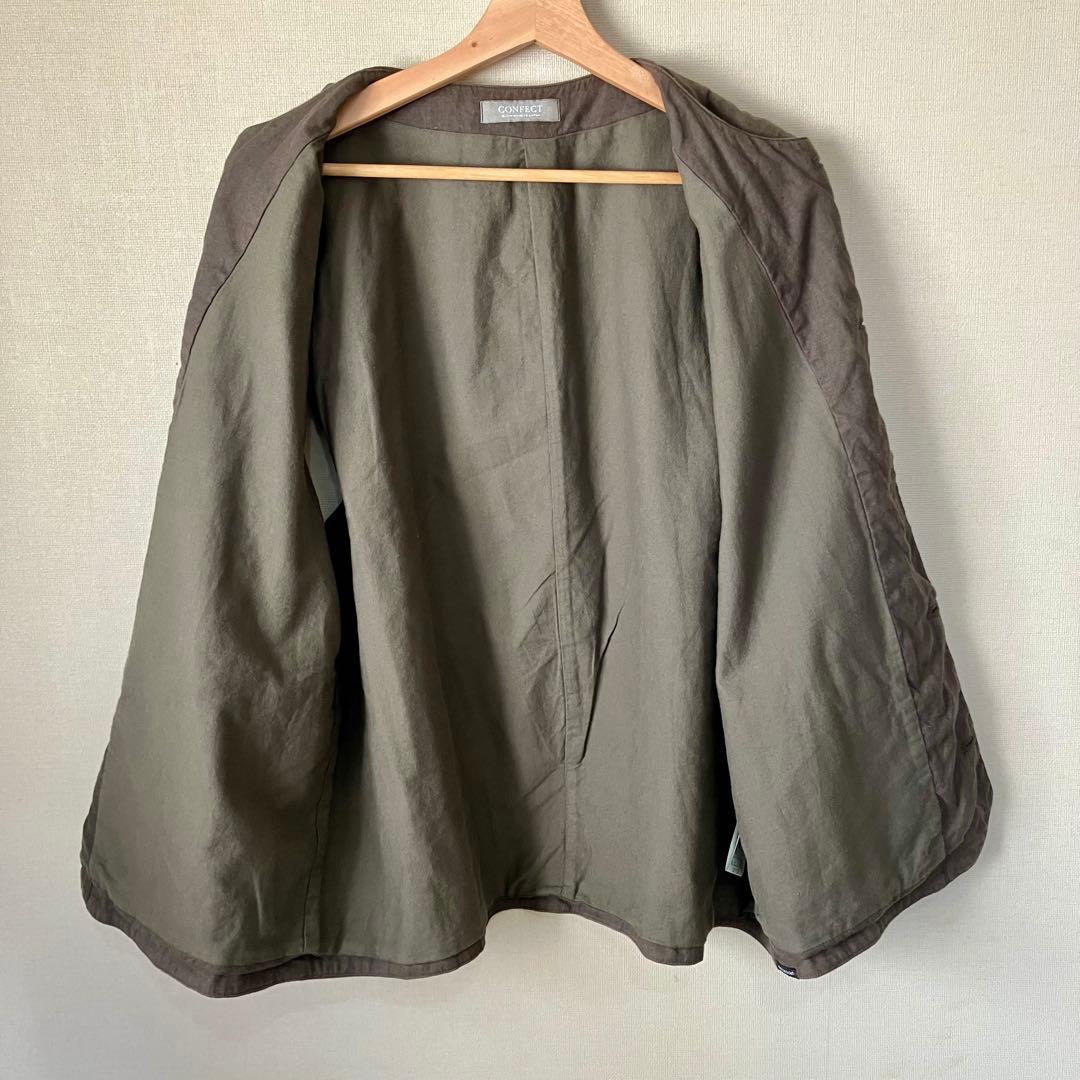 【nest Robe CONFECT】ポプリン クルーネックベスト サイズ4