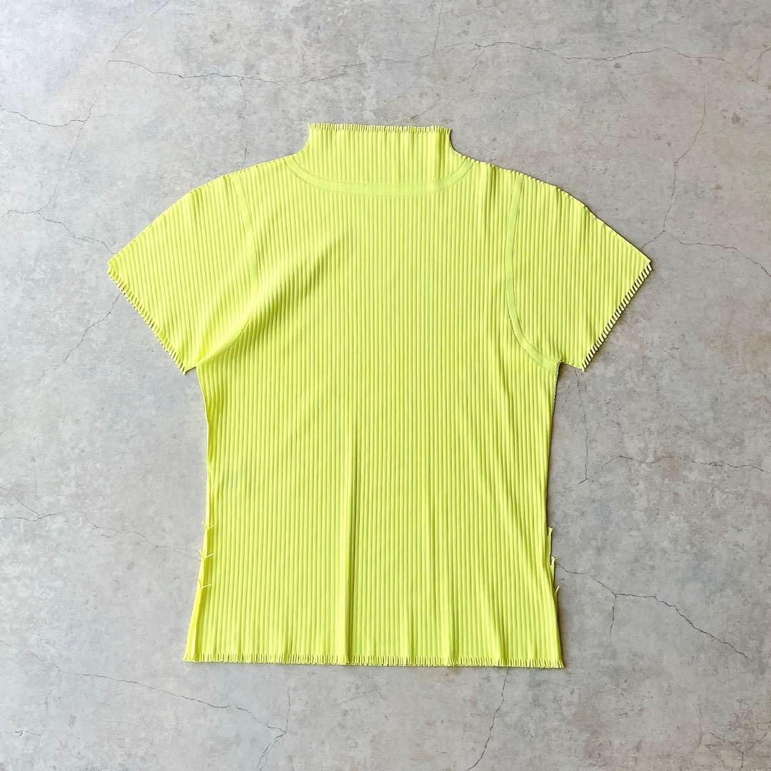 PLEATS PLEASE イッセイミヤケ ハイネック 半袖カットソー サイズ3